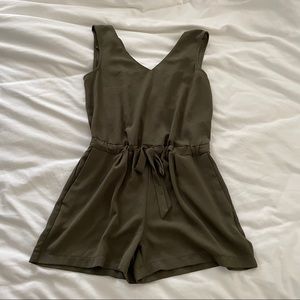 Olive Green Romper